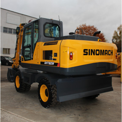 SINOMACH GHT160W — колёсный экскаватор, готовый к любой работе. Сегодня.